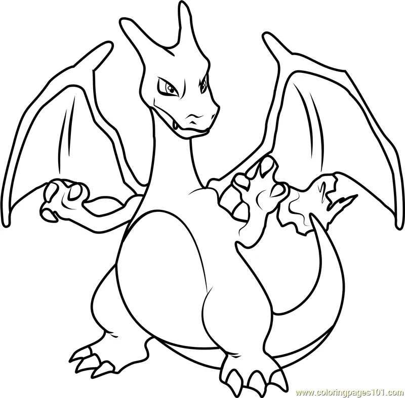 Charizard Ausmalbilder 9