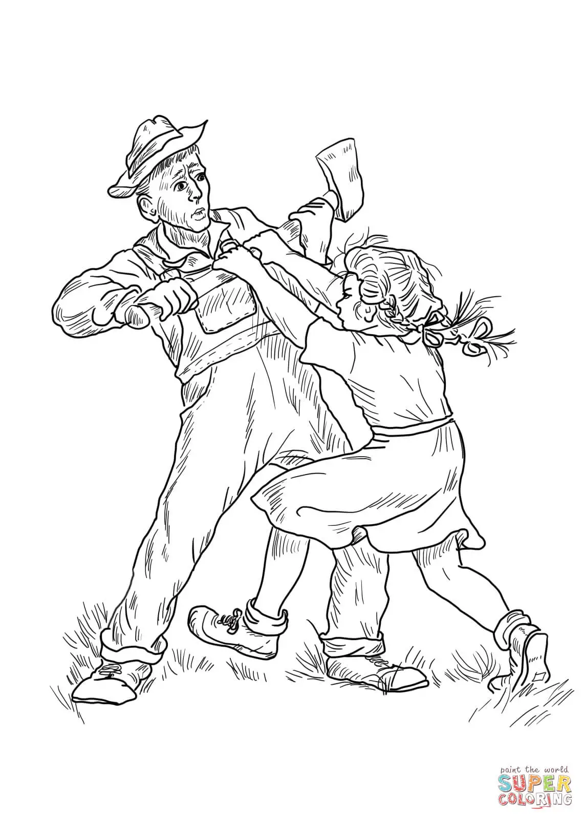 La Telarana de Charlotte Para Colorear 3
