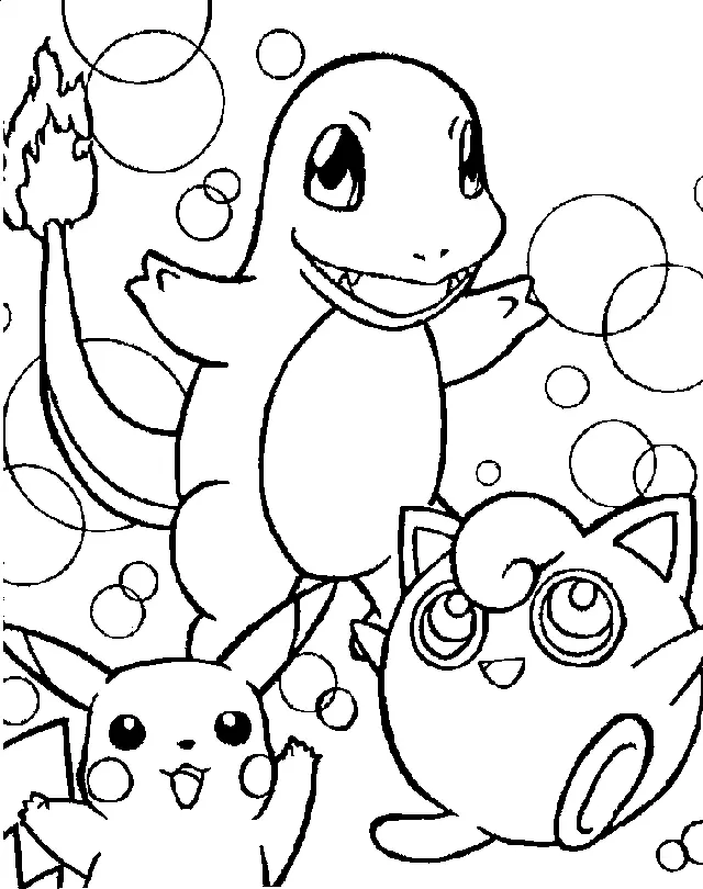 Charmander Ausmalbilder 6