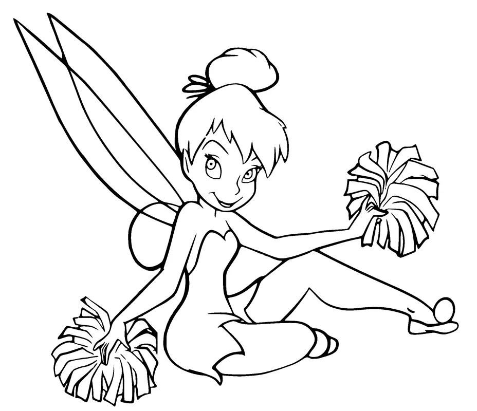 Desenhos de Animadora de Torcida Para Colori 5