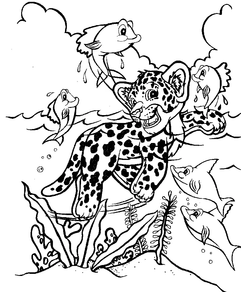 Desenhos de Chita Para Colori 57
