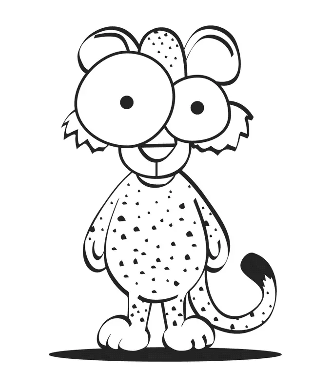 Desenhos de Chita Para Colori 89