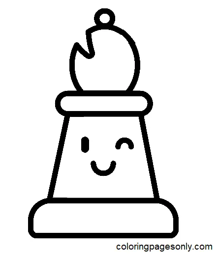 Schach Ausmalbilder 27