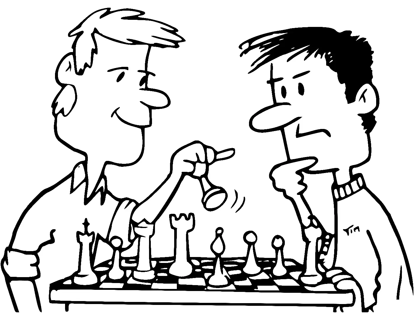 Schach Ausmalbilder 3