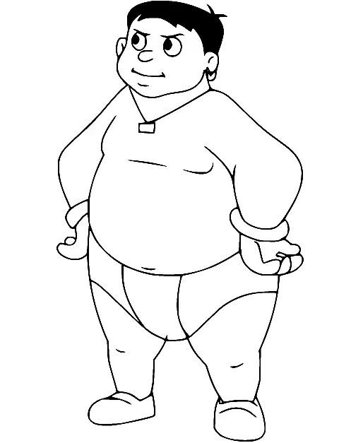 Chhota Bheem Para Colorear 13