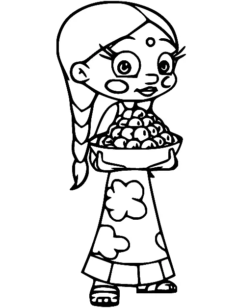 Chhota Bheem Para Colorear 4
