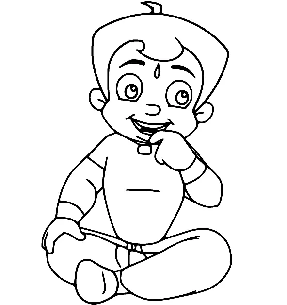 Chhota Bheem Para Colorear 50