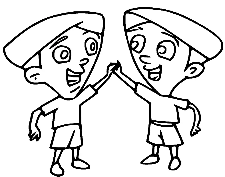 Chhota Bheem Para Colorear 55