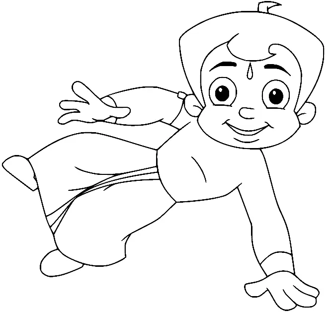 Chhota Bheem Para Colorear 58