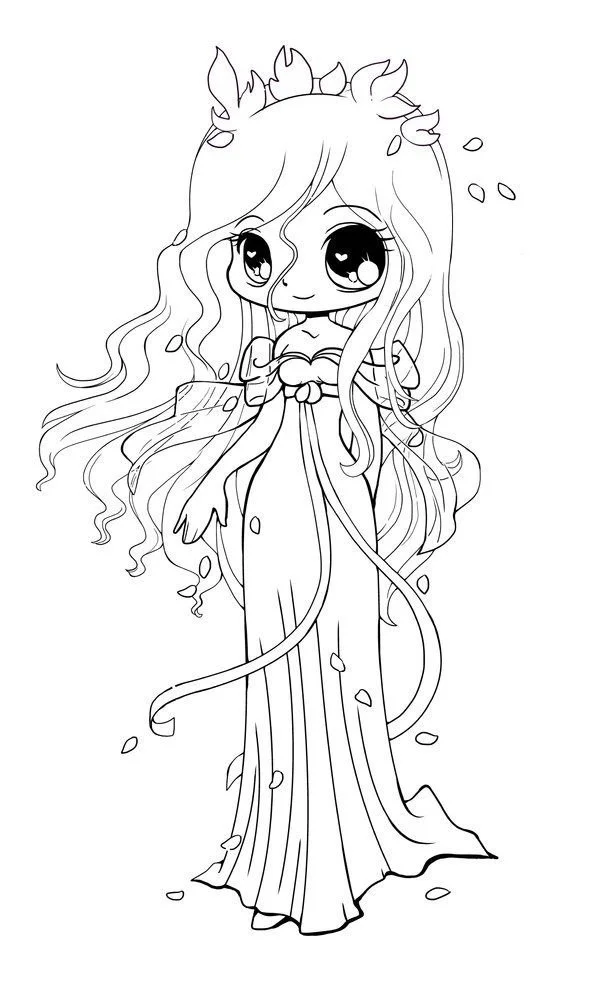 Chibi Ausmalbilder 1