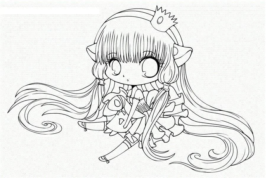Chibi Ausmalbilder 24