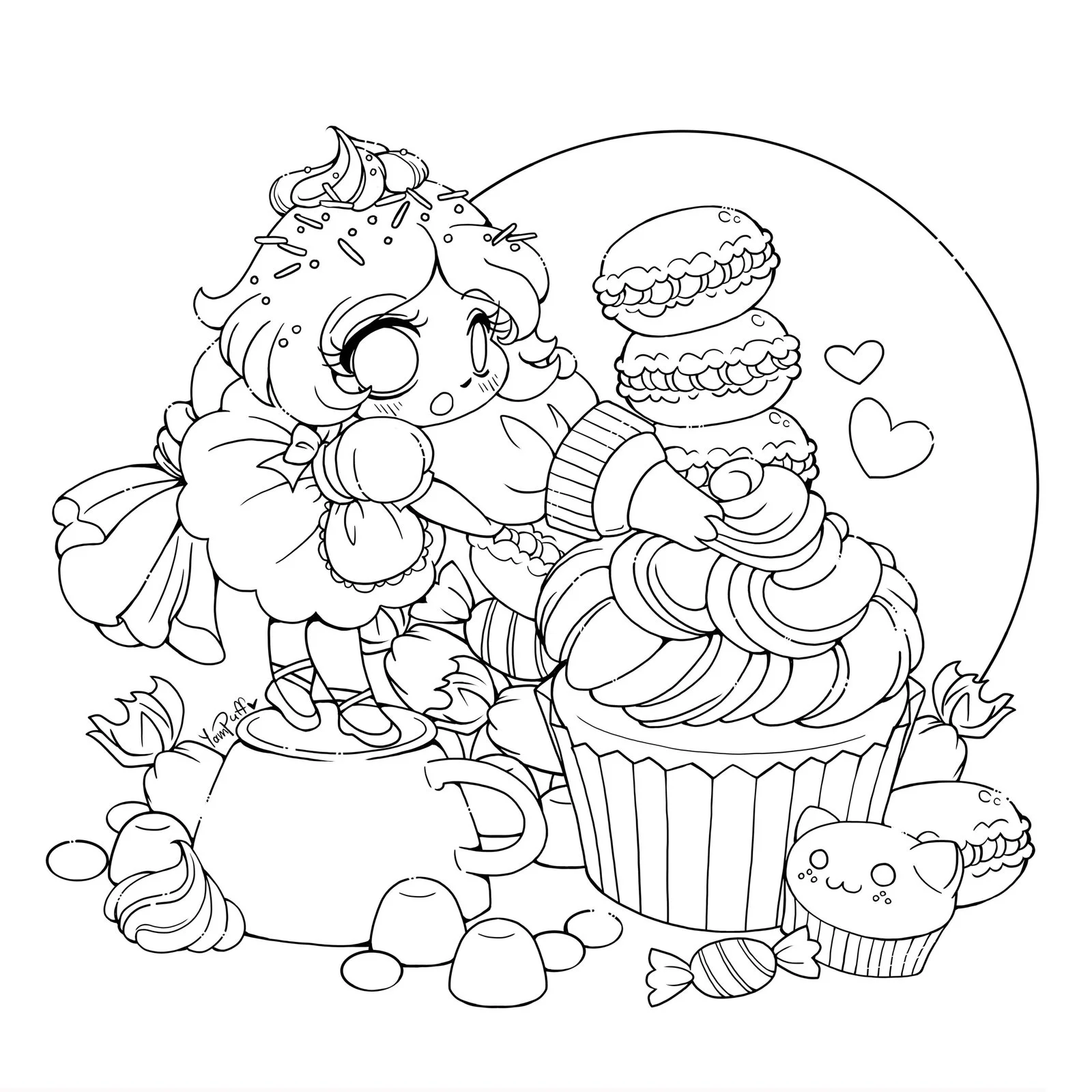 Chibi Ausmalbilder 27