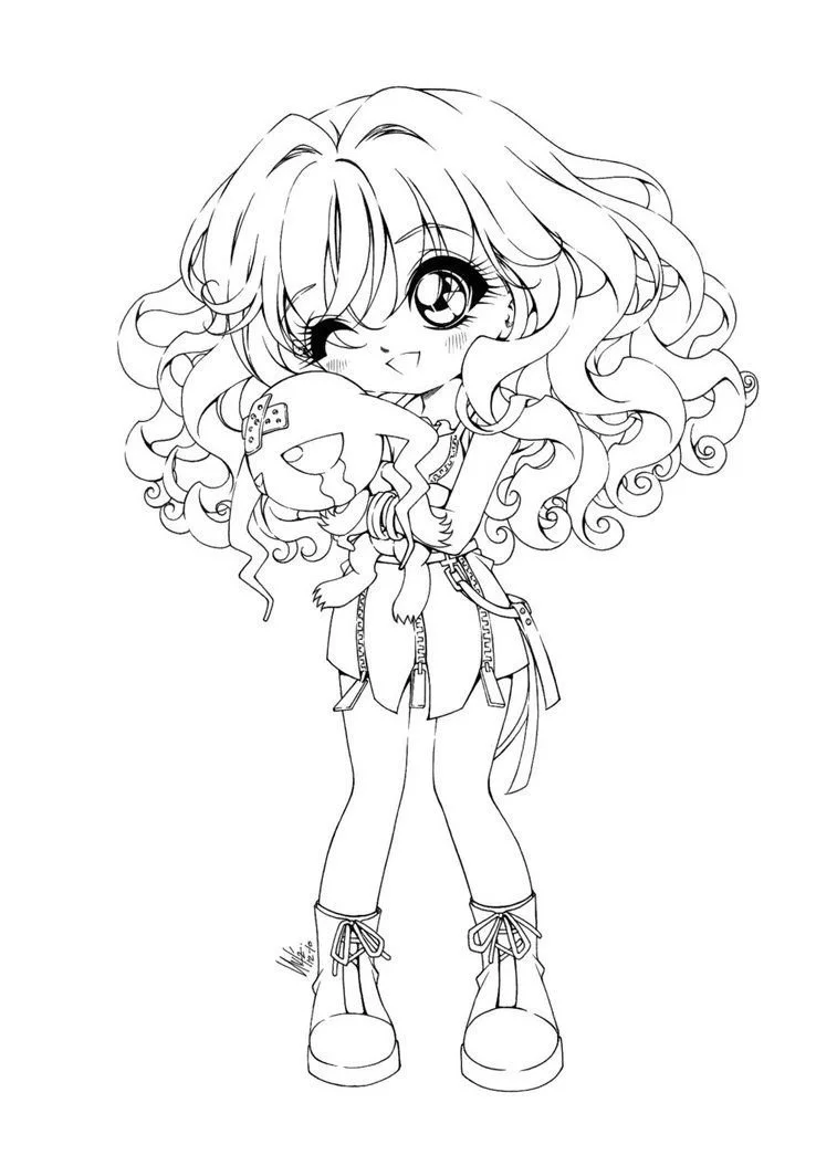 Chibi Ausmalbilder 5