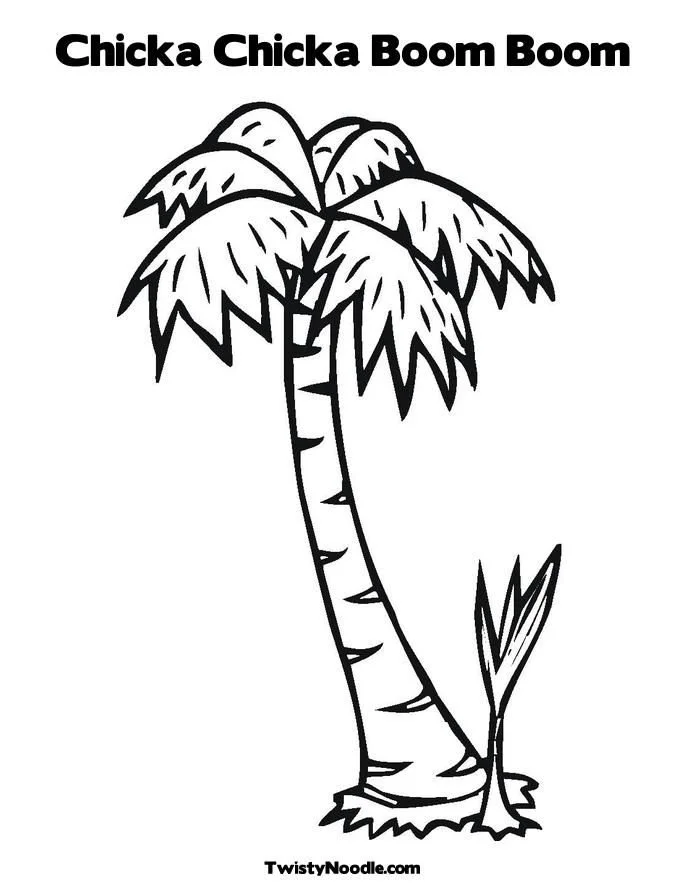 Chicka Chicka Boom Boom Coloring Pages 1