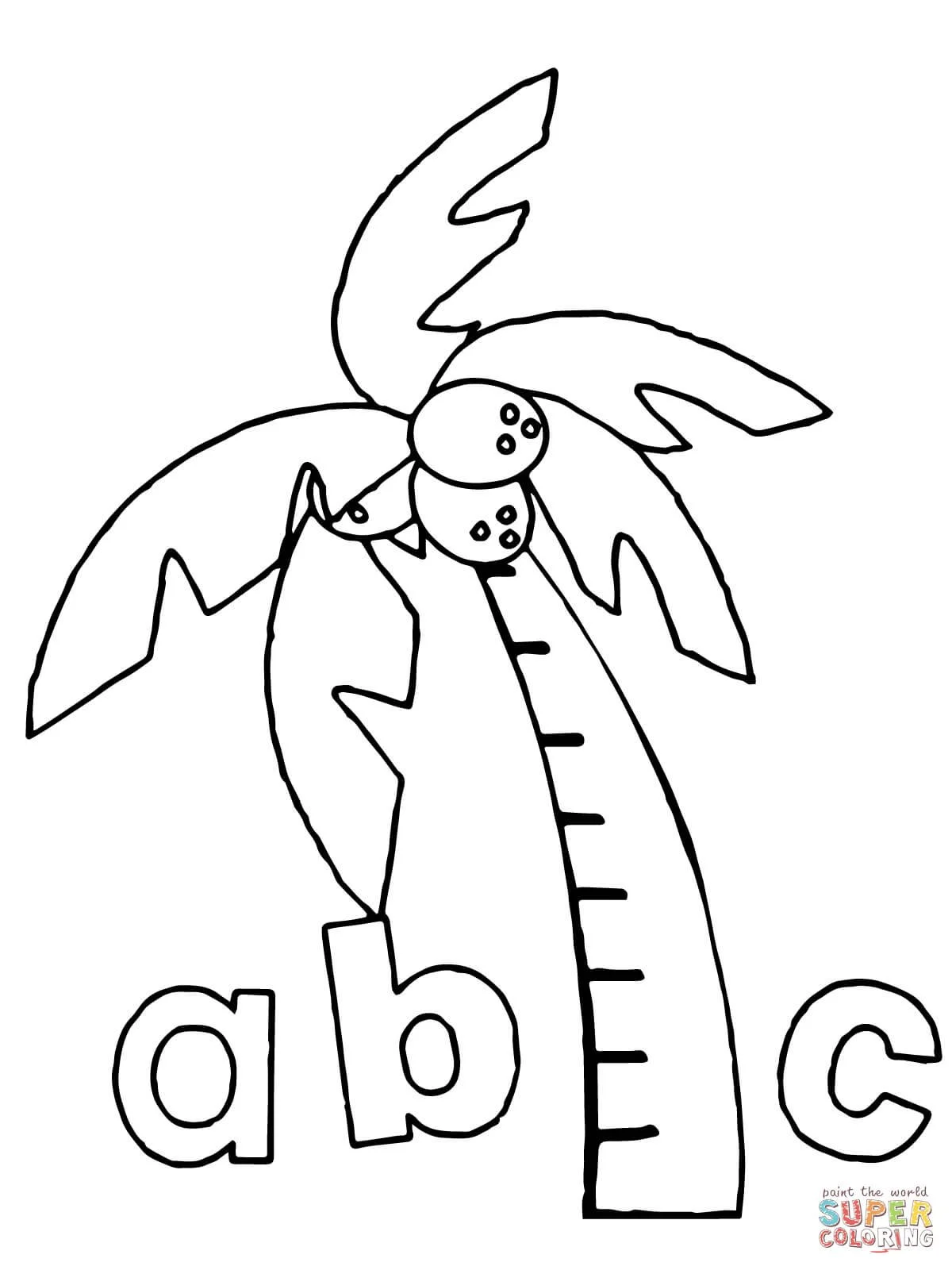 Chicka Chicka Boom Boom Coloring Pages 5
