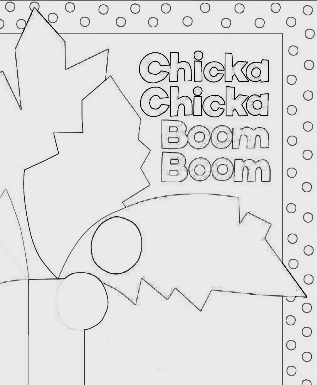 Chicka Chicka Boom Boom Coloring Pages 6