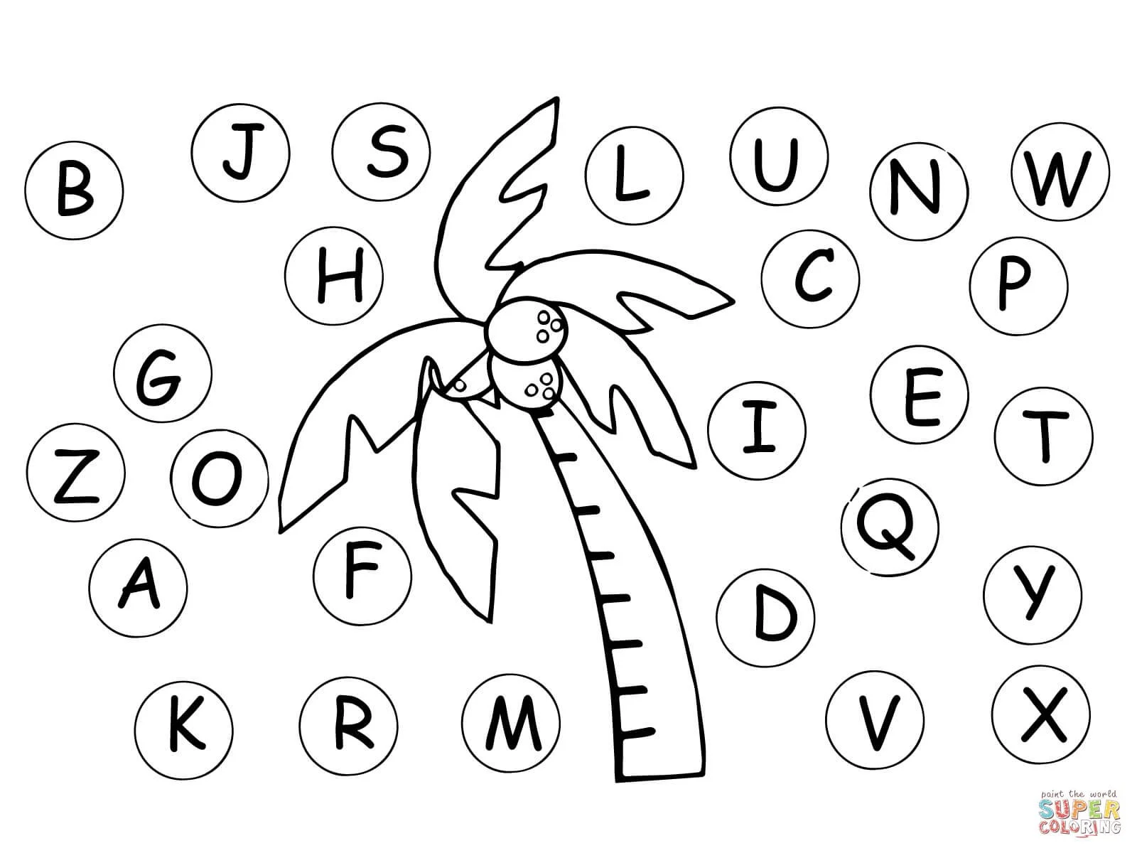 Chicka Chicka Boom Boom Coloring Pages 8