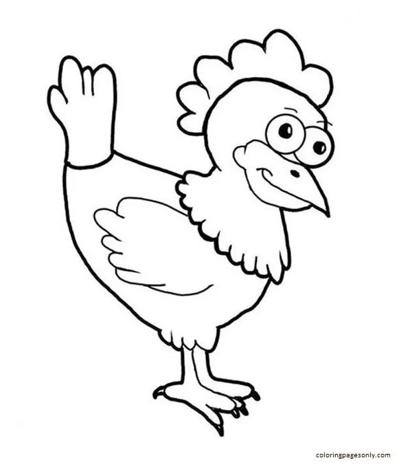 Chicken Coloring Pages