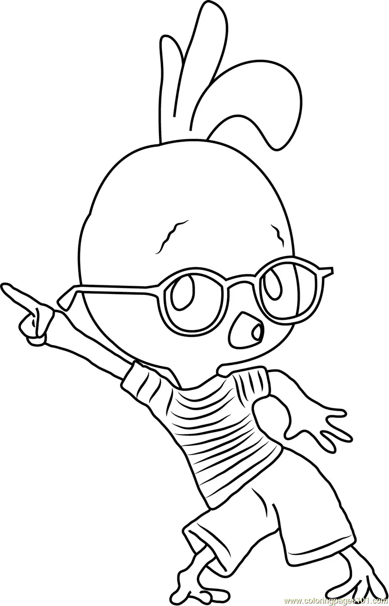 Chicken Little Coloring Pages 15