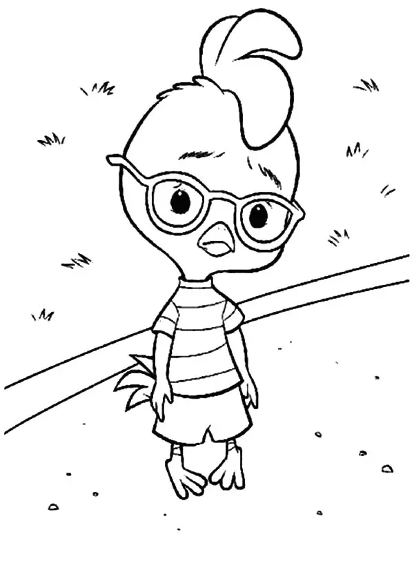 Chicken Little Coloring Pages 17