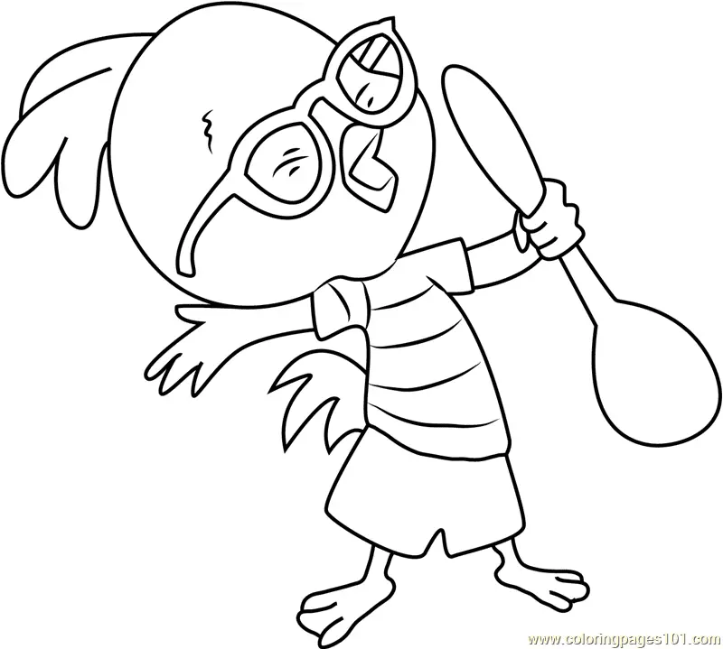 Chicken Little Coloring Pages 18
