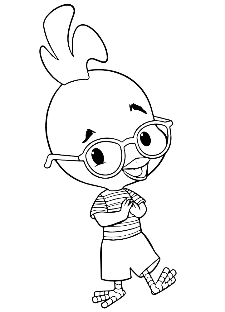 Chicken Little Coloring Pages 2