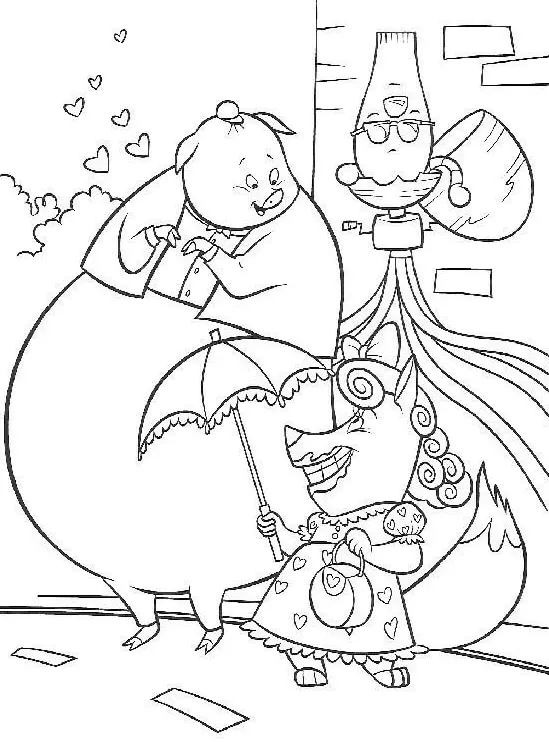 Chicken Little Coloring Pages 23