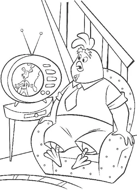 Chicken Little Coloring Pages 26