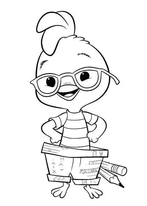 Chicken Little Coloring Pages 3