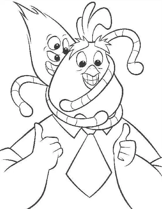 Chicken Little Coloring Pages 31