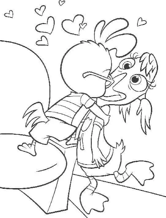Chicken Little Coloring Pages 34