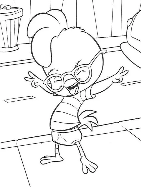Chicken Little Coloring Pages 39