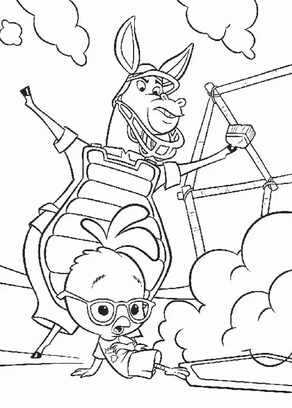 Chicken Little Para Colorear