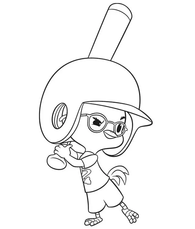 Chicken Little Coloring Pages 6