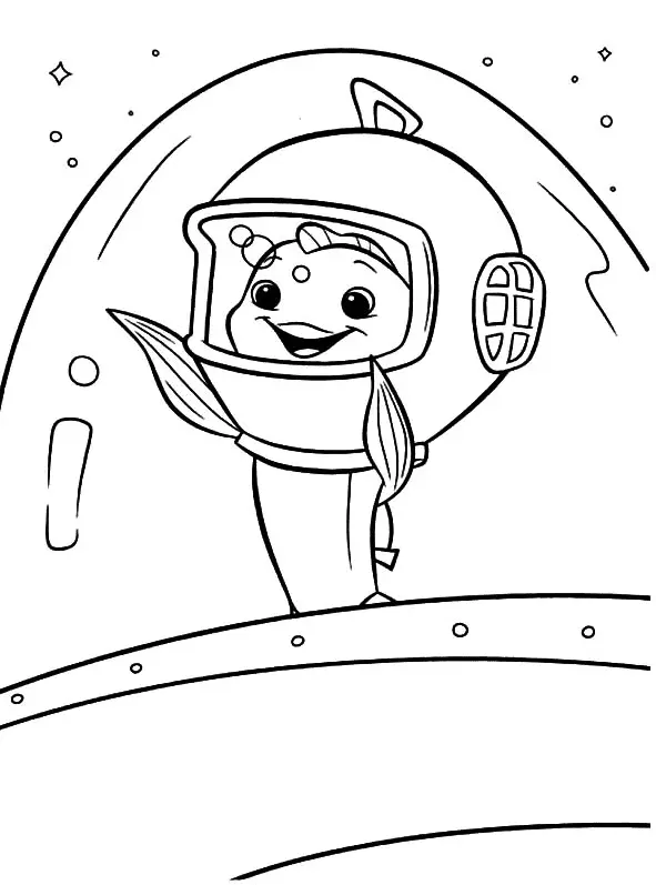 Chicken Little Coloring Pages 7