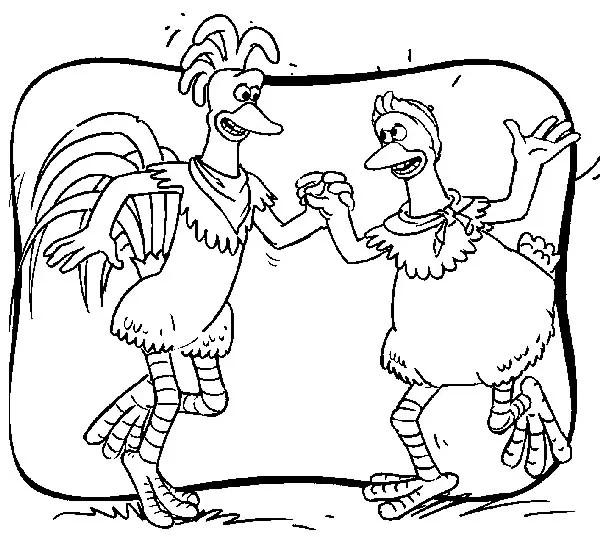 Chicken Run Coloring Pages 1