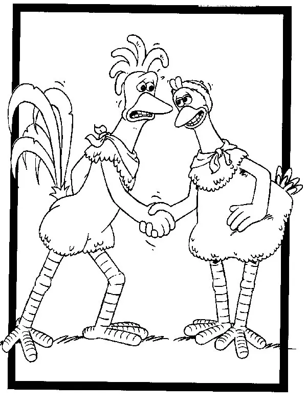 Chicken Run Coloring Pages 18