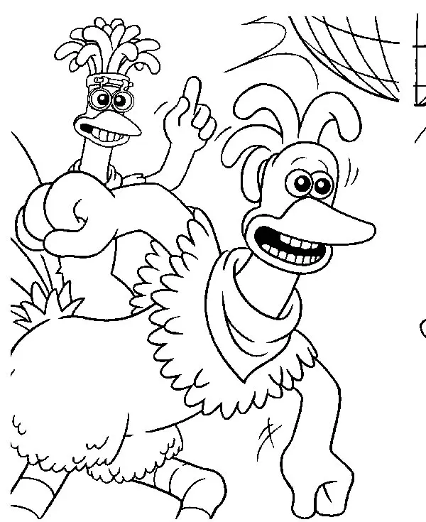 Chicken Run Coloring Pages 22
