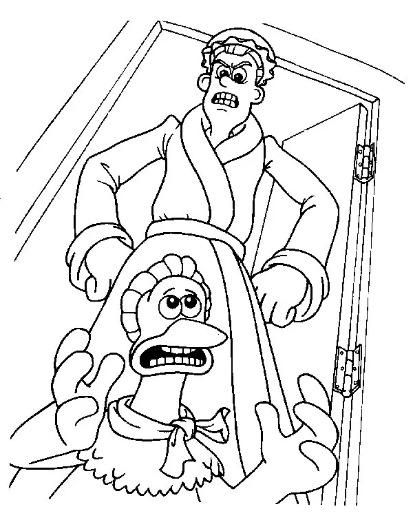 Chicken Run Coloring Pages 24