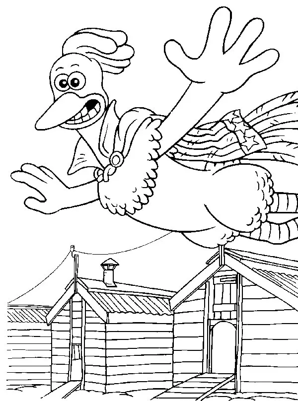 Chicken Run Coloring Pages 34