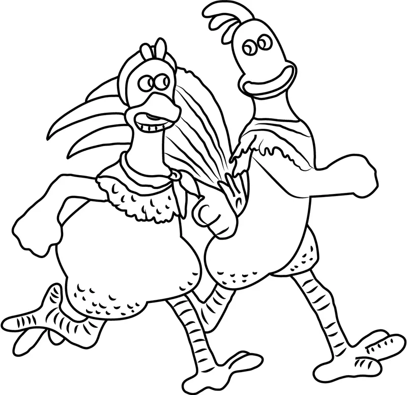 Chicken Run Coloring Pages 40