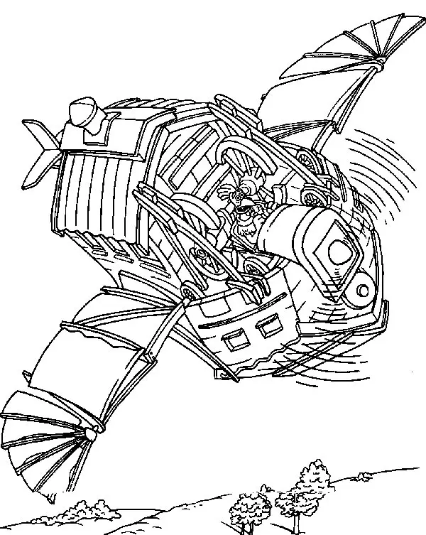 Chicken Run Coloring Pages 5