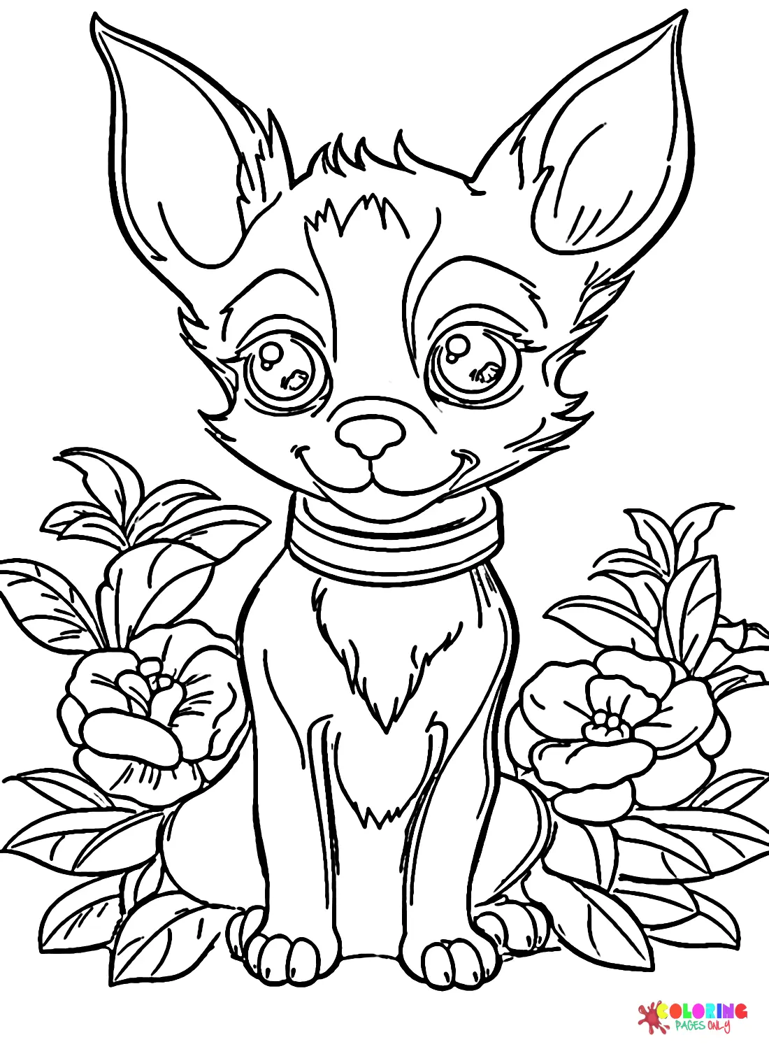 Chihuahua Coloring Pages 12