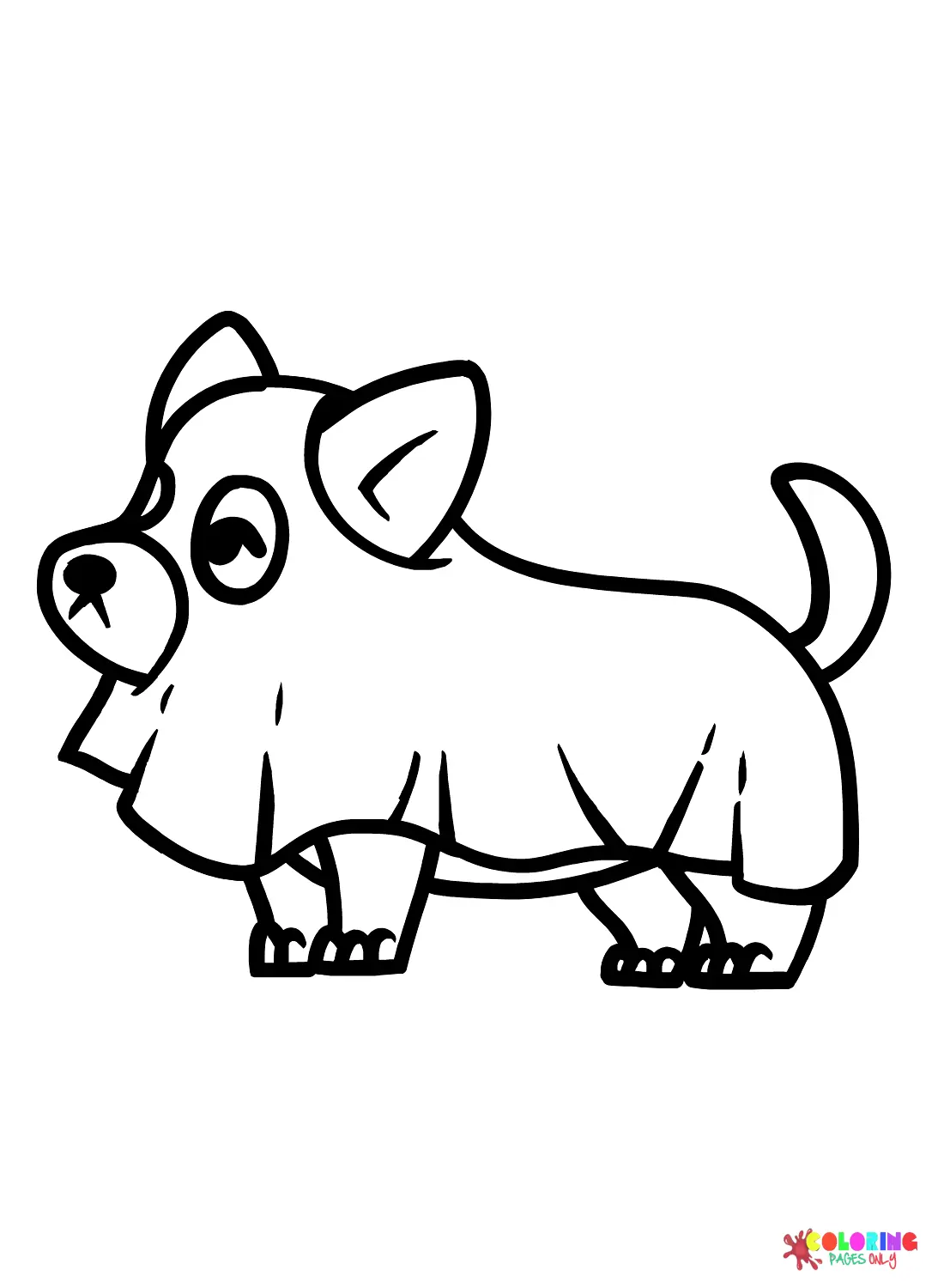 Desenhos de Chihuahua Para Colorir