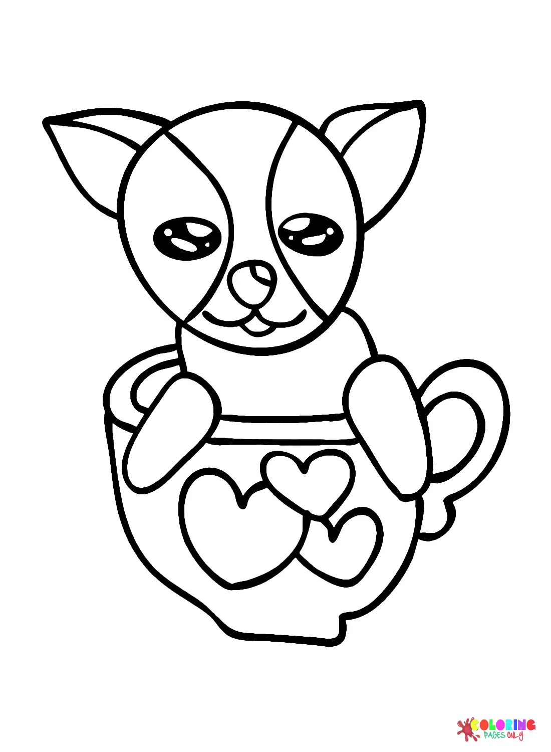 Chihuahua Coloring Pages 9