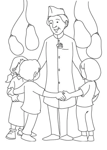 Children s Day Coloring Pages 12