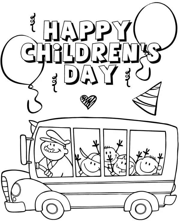 Children s Day Coloring Pages 5