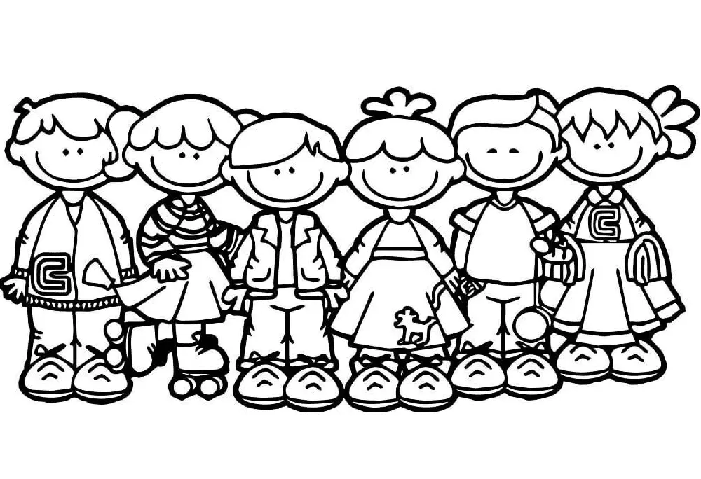 Children s Day Coloring Pages 8