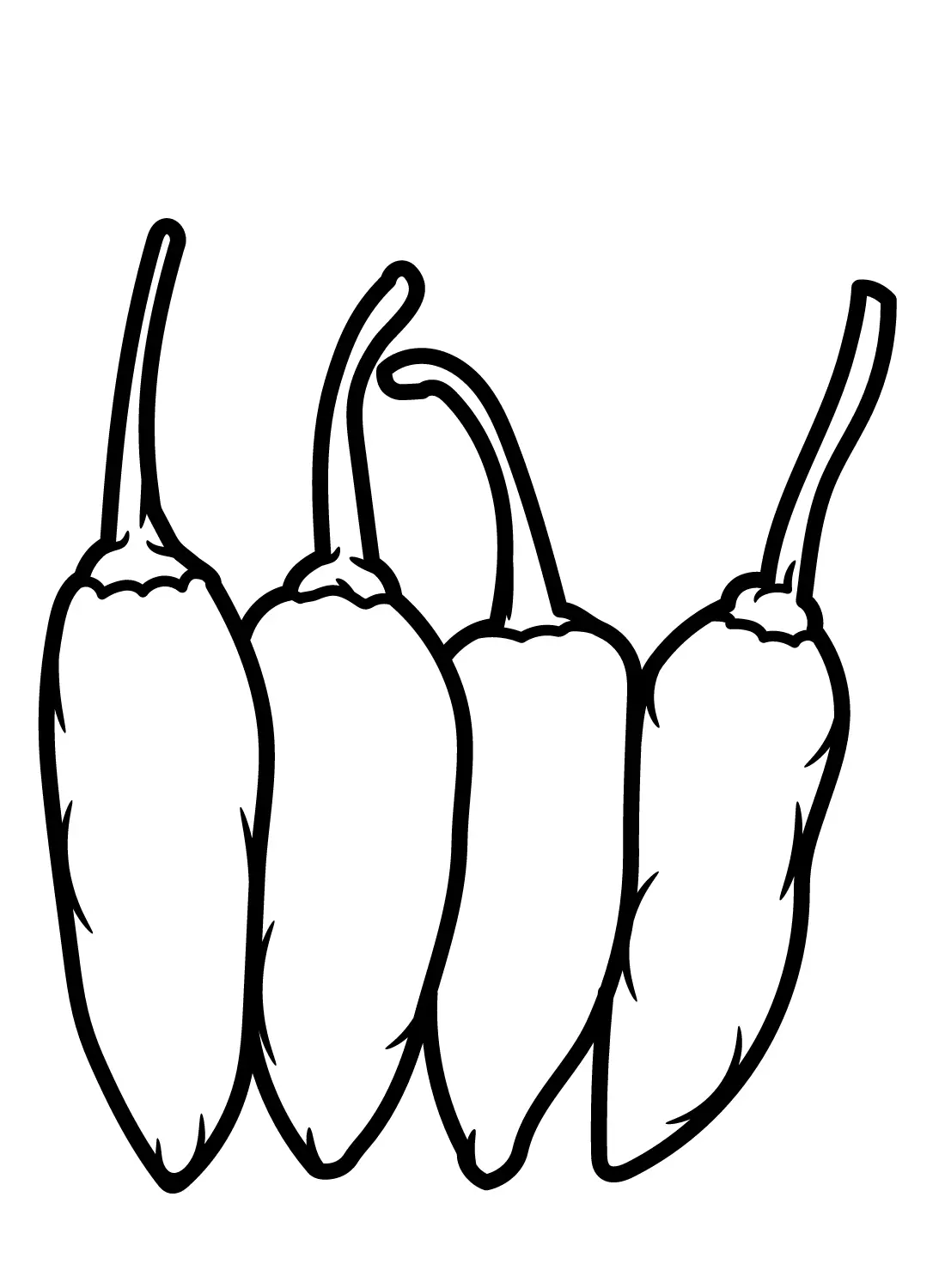 Desenhos de Pimenta Para Colorir 17