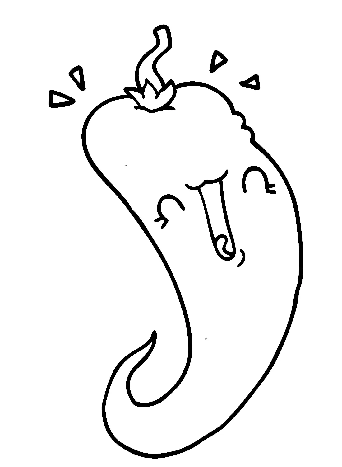 Desenhos de Pimenta Para Colorir 23
